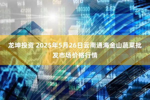 龙坤投资 2025年5月26日云南通海金山蔬菜批发市场价格行情
