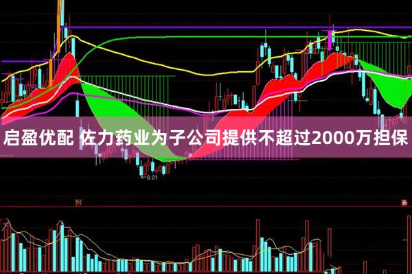 启盈优配 佐力药业为子公司提供不超过2000万担保
