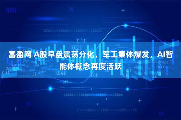 富盈网 A股早盘震荡分化，军工集体爆发，AI智能体概念再度活跃