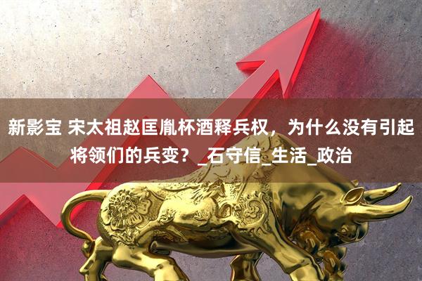 新影宝 宋太祖赵匡胤杯酒释兵权，为什么没有引起将领们的兵变？_石守信_生活_政治